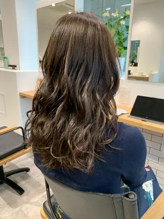 ロング カラー レイヤーカット/ 艶カラー/RYOMAのヘアスタイル