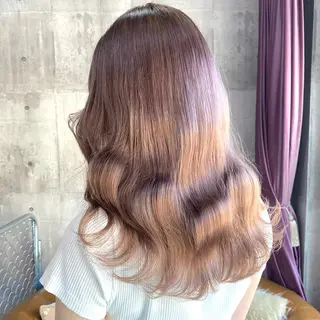 セミロング カラー SHURI❤️🔥 中/韓mix ♡のヘアスタイル