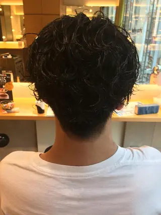 カラー パーマ ヘアアレンジ メンズ メンズパーマの巨匠 鈴木純のヘアスタイル