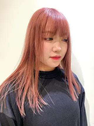 カラー ダブルカラー ブリーチ/kaitoのヘアスタイル