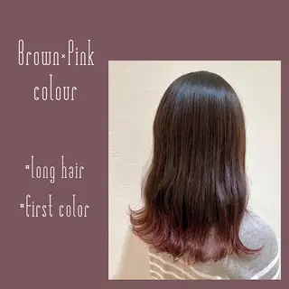 ロング カラー 樋笠 知佳のヘアスタイル