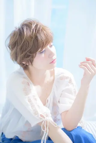 ショート カラー パーマ eyelist萩元 /店長🍒のマツエク・マツパデザイン