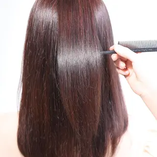 ミディアム カラー hair make powder 薮本のヘアスタイル