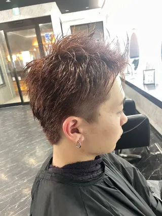 カラー メンズ 五十嵐 満梨奈のヘアスタイル