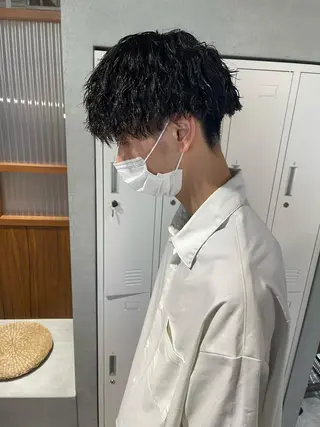 パーマ メンズ 店長 MANAMI /ブリーチ/骨格ボブのヘアスタイル