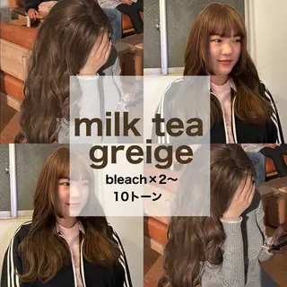 ロング カラー 愛結 暖色カラー🎀🩰のヘアスタイル