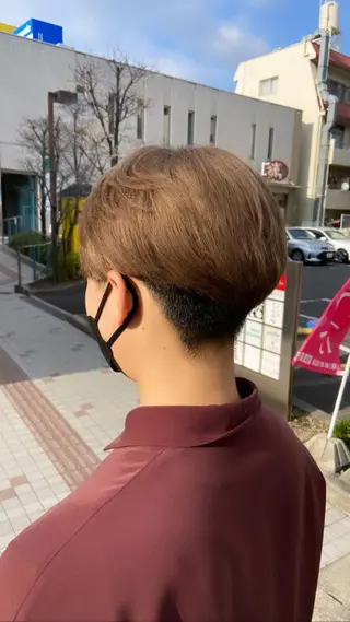 ショート カラー メンズ STELLA hair design salon所属・浅野 匠のヘアスタイル