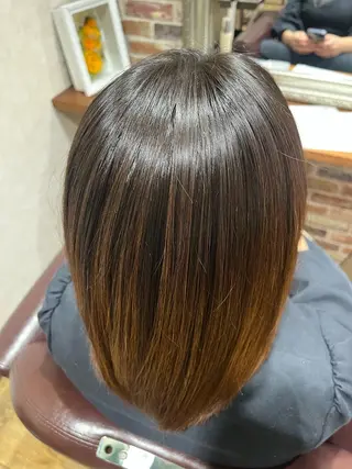 ミディアム 髪質改善ヘアエステサロンRevlissレブリス所属・髪質改善 石崎廉のヘアスタイル