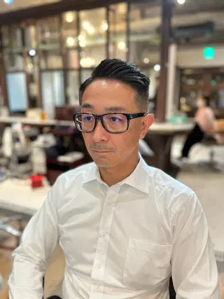ショート メンズ THE MAN Leverage New York所属・大村 大心のヘアスタイル