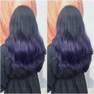 ロング カラー 全席個室　暖色カラー Zina松園優香🌸のヘアスタイル