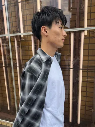 メンズ 米元 春奈のヘアスタイル