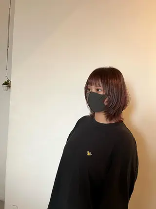 ミディアム カラー 前川 華恋 / room3のヘアスタイル