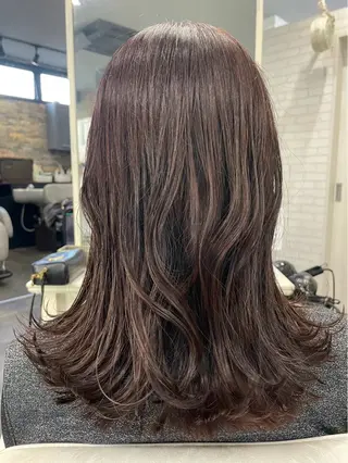 ミディアム The Apartment of Solon Citta 船橋609所属・髪質改善/縮毛矯正/ 美髪/個室/ハラのヘアスタイル