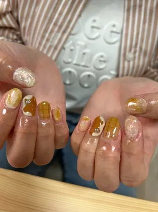 ネイル 山田 瑠里のネイルデザイン