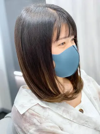 セミロング 柿本拓【全席完全個室 ログネオン】のヘアスタイル