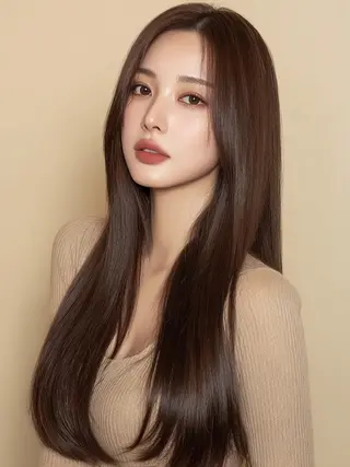 ロング 縮毛・髪質改善🩰 mai🐰ྀི🤍のヘアスタイル