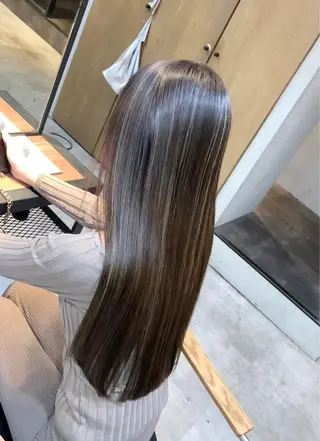 ロング カラー lafith hair leco所属・西金 徹のヘアスタイル