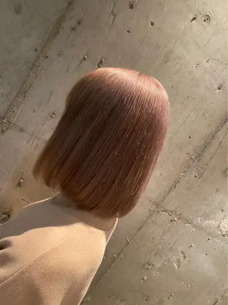 ショート カラー 一樹ハイトーン/ブリ ーチ/透明感カラーのヘアスタイル