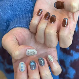 ネイル scré as Ételのネイルデザイン