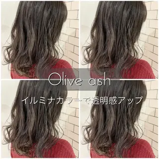 セミロング カラー ヘアアレンジ 指名支持率NO.1 スタイリストのヘアスタイル