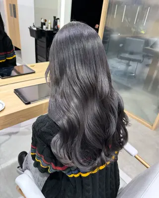 ロング カラー 韓国ヘア🇰🇷透明 感カラー/yui💞のヘアスタイル