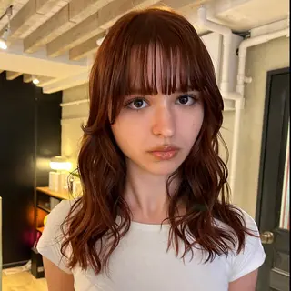 セミロング カラー ボブハイトーン🦖 デザインMAMIのヘアスタイル