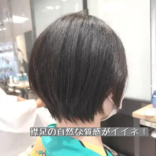 ショート 縮毛矯正✨️レイヤー クボタリョウのヘアスタイル