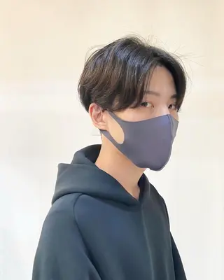 ショート パーマ メンズ 田中 あやなのヘアスタイル