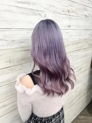 セミロング カラー ヘアアレンジ 枝毛カット&髪質改善 満足NO.1岡しゃんのヘアスタイル