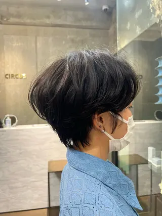 ショート パーマ ROBBY所属・松井美樹/似合わせ ガーリー・韓国のヘアスタイル