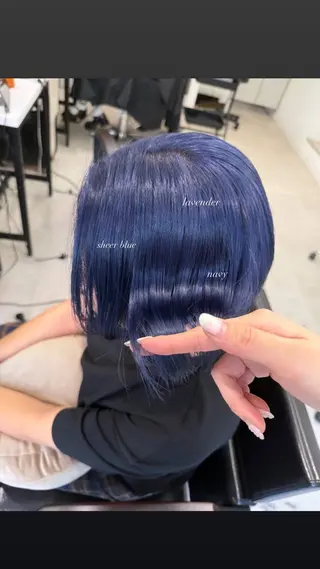 ミディアム カラー Miku❇️ フェイスレイヤーのヘアスタイル