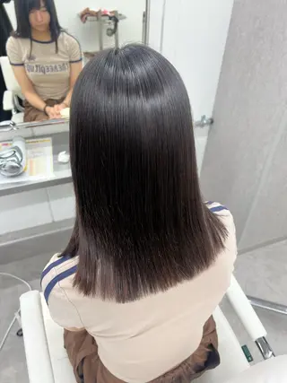 ミディアム "美髪"縮毛矯正/ 髪質改善/佐野友尉のヘアスタイル