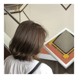 ミディアム カラー ヘアアレンジ Joshua / 素髪改善のヘアスタイル