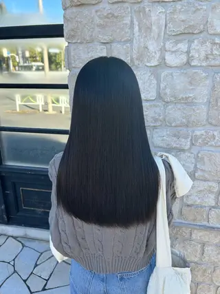 ロング Mei /オリーブ カラー/アレンジのヘアスタイル