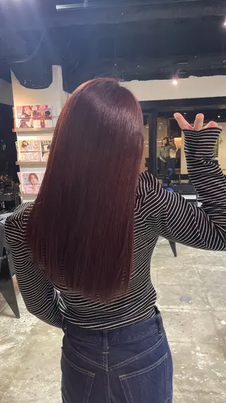 カラー 葵🌊ツヤカラー/ 髪質改善🫧のヘアスタイル