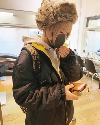 ショート ショート/ボブ/ パーマ/柏原良亮のヘアスタイル