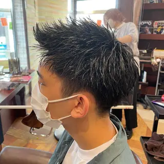 ショート メンズ ツイスパ/メンズ特化 🦋𝑺𝑶𝑵𝑬の眉毛・アイブロウイメージ