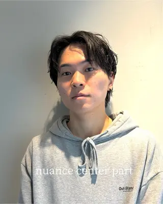 パーマ メンズ スパイキーショート 大人パーマ 丸山のヘアスタイル