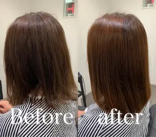 ミディアム 【酸性ストレート】 宮下和明のヘアスタイル