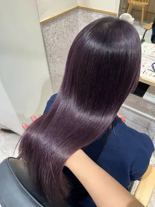 ロング カラー 髪質改善&艶カラー/ ほんだあみ (♡)のヘアスタイル