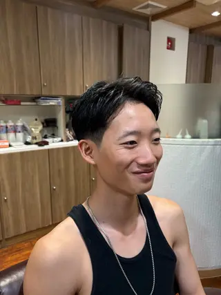 ショート メンズ 椎名 岬洋のヘアスタイル