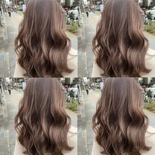 ロング カラー ヘアアレンジ 🦋韓国ヘア 坂本 菜摘🦋のヘアスタイル