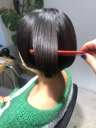 ショート ✨髪質改善ストレート ×ミニボブ✨萩原　翼のヘアスタイル