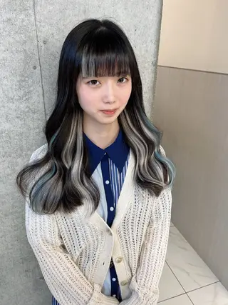 ロング りおな/エクステ /ミルクティーカラーのヘアスタイル