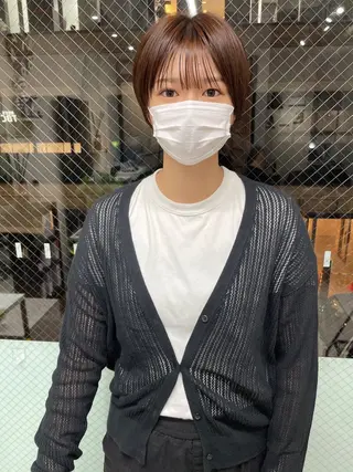 ショート カラー 髪質改善will hairdesignのヘアスタイル