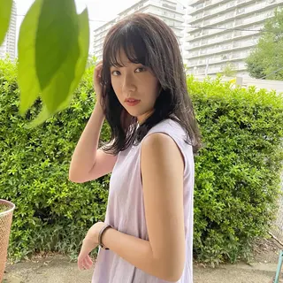 ミディアム カラー 鎌田卓也/髪質改善 /透明感カラーのヘアスタイル