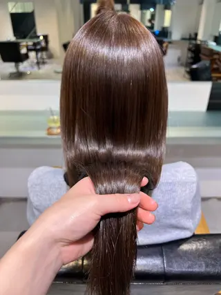 ロング カラー 透明感ハイトーン ×パーマ/mikuのヘアスタイル