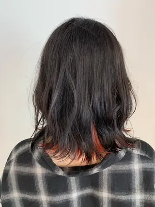 ミディアム カラー 池田 雄太 ✨美髪縮毛矯正✨のヘアスタイル