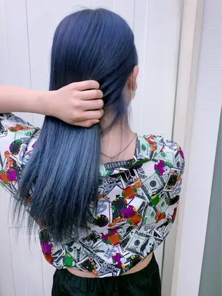 カラー 竹下 了史のヘアスタイル