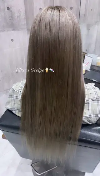 ロング カラー ヘアアレンジ ♡🎀垢抜け透明感 カラーaomi🐇♡のヘアスタイル